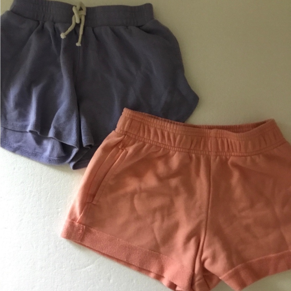 Yogalicious Lavender and Peach Girls Lounge Short Set